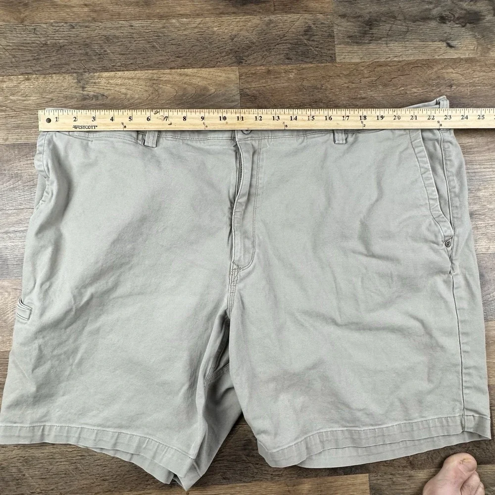 Duluth Flex Ballroom Khaki Shorts Mens 48 Relaxed Fit Beige Stretch Workwear‎ 8